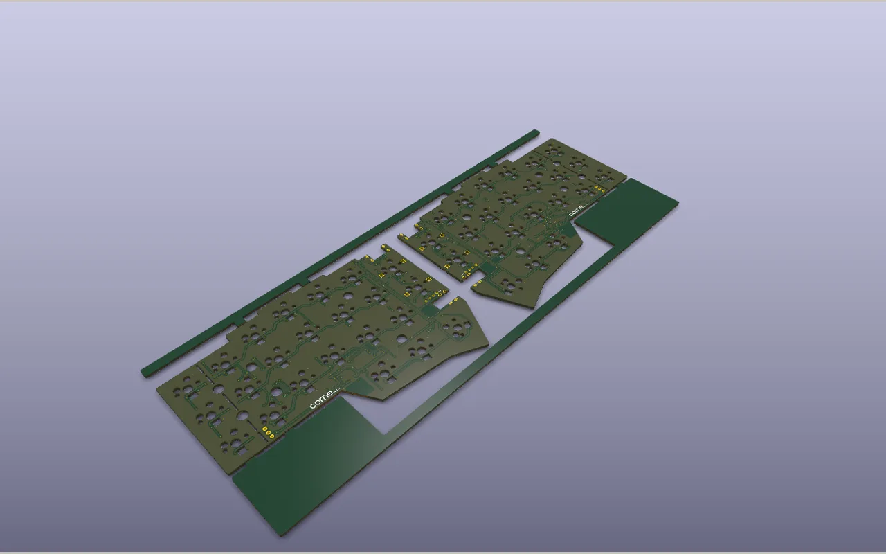 Corne keyboard (crkbd) board